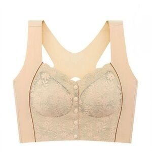 NEW Full Coverage Lift Top Lace Push Up Seamless Front Closure Everyday Bra XXXL